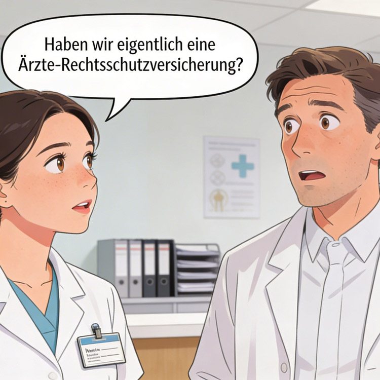 Ärztin am Computer