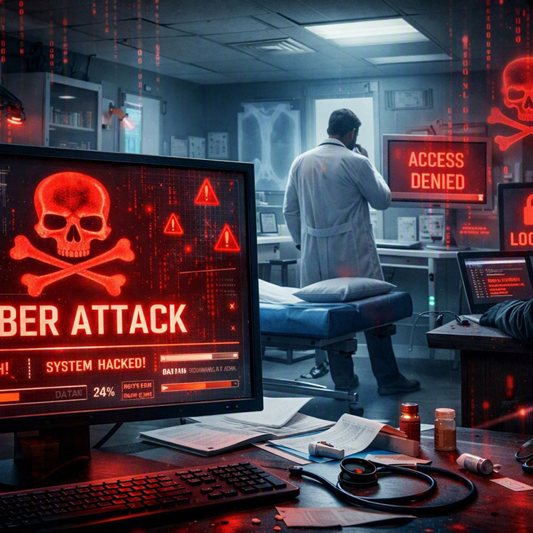 Hacker am Computer